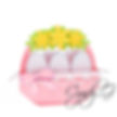 Easter Egg Basket Box Card SVG