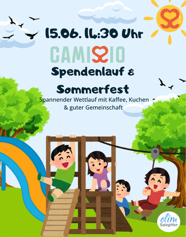 15.06. 14:30 Uhr CAMISSIO -Sponsorenlauf 🎉🏃🎈