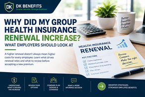 Why Did My Group Health Insurance Renewal Increase? What Employers Should Look At