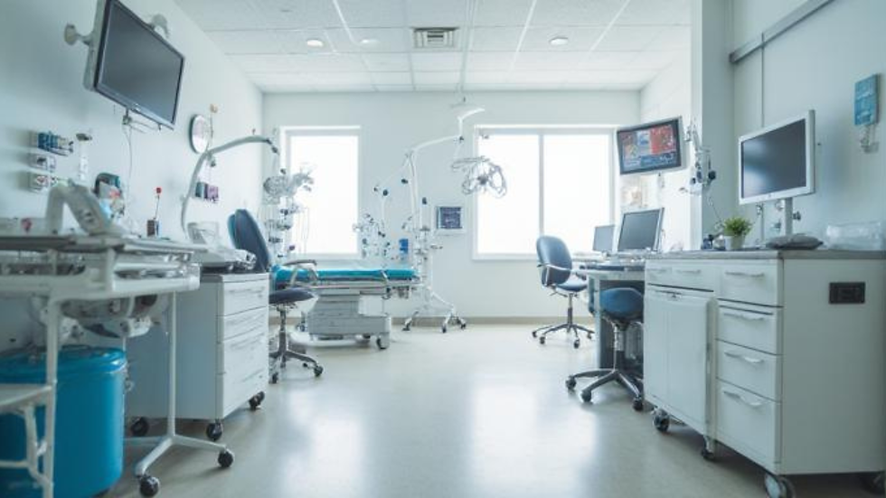 a clinic or laboratory in a hospital
