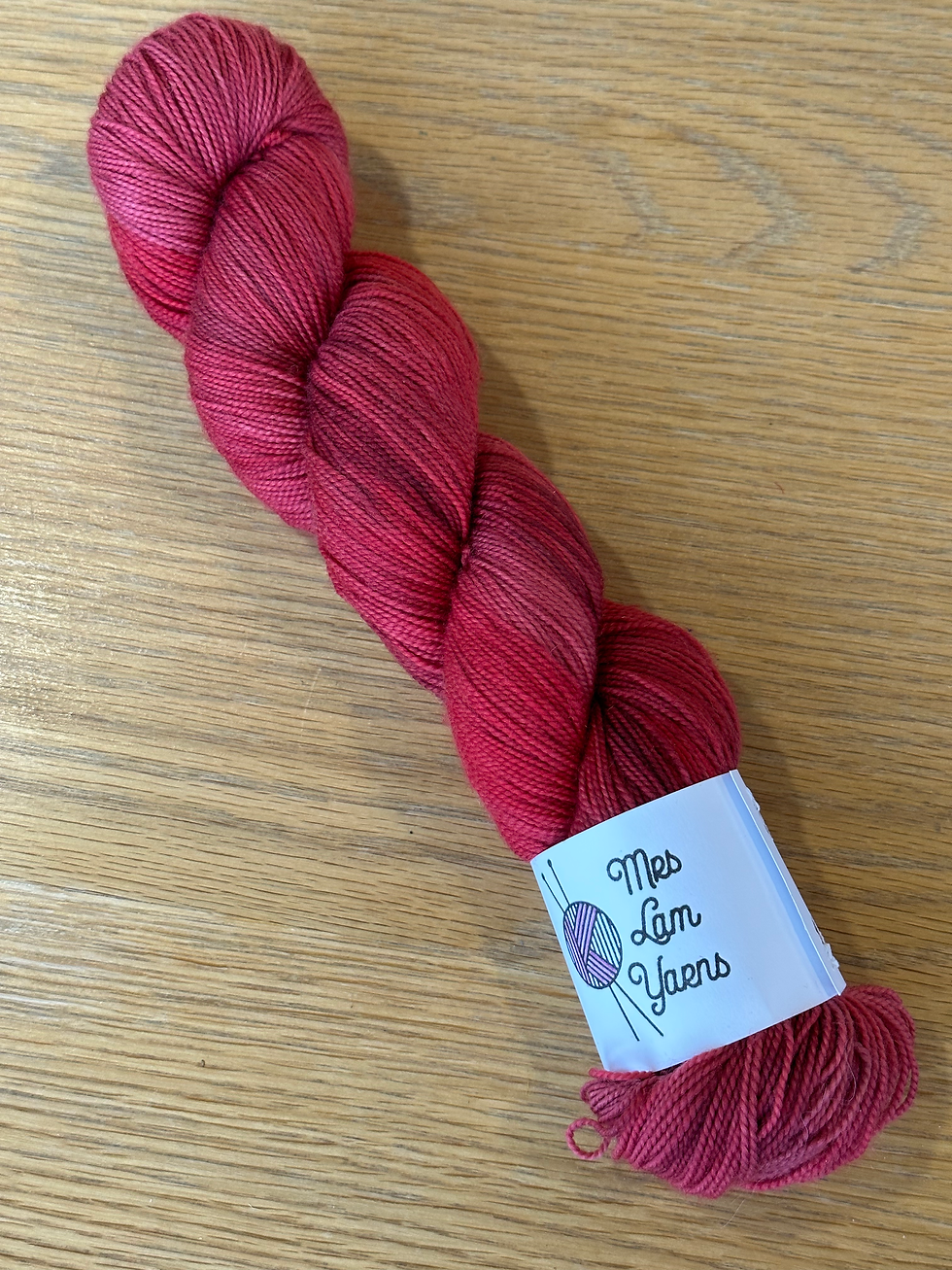 Wa Sock -Deep Ruby
