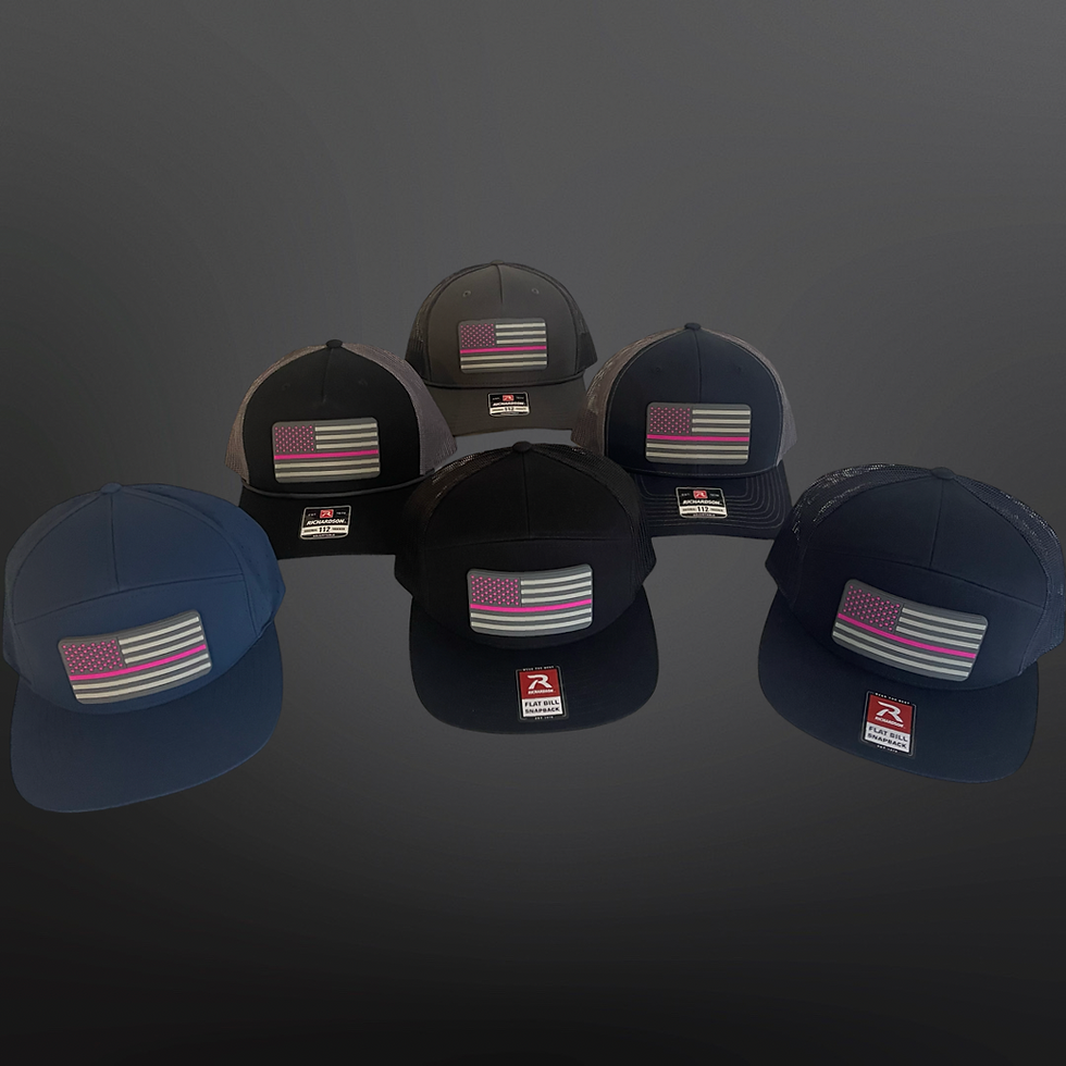 Thumbnail: Fundraiser - Breast Cancer PVC Patch on Richardson hats