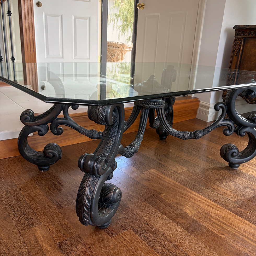Thumbnail: FH - 062 - Bronze & Glass Coffee Table