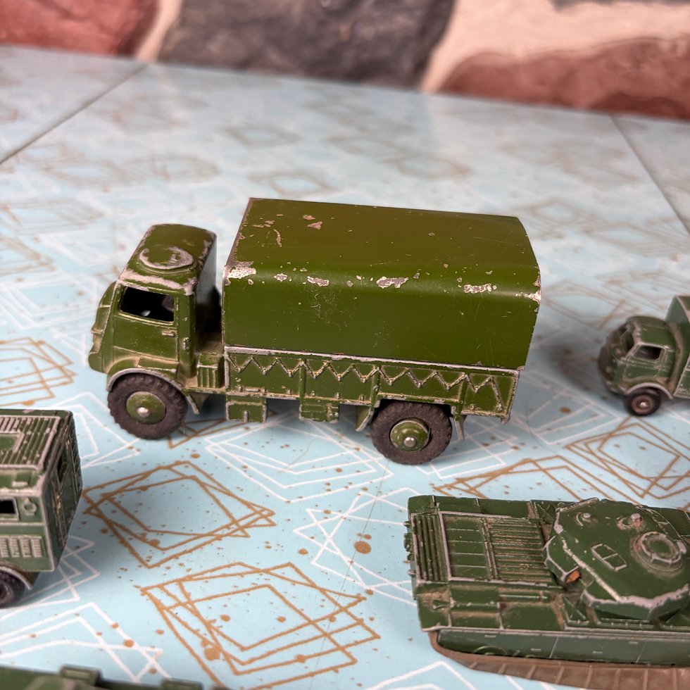 Thumbnail: HW - 046 - Vtg Dinky & Lesney Army Vehicles