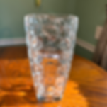PA - 183 - Heavy Glass Bubble Vase
