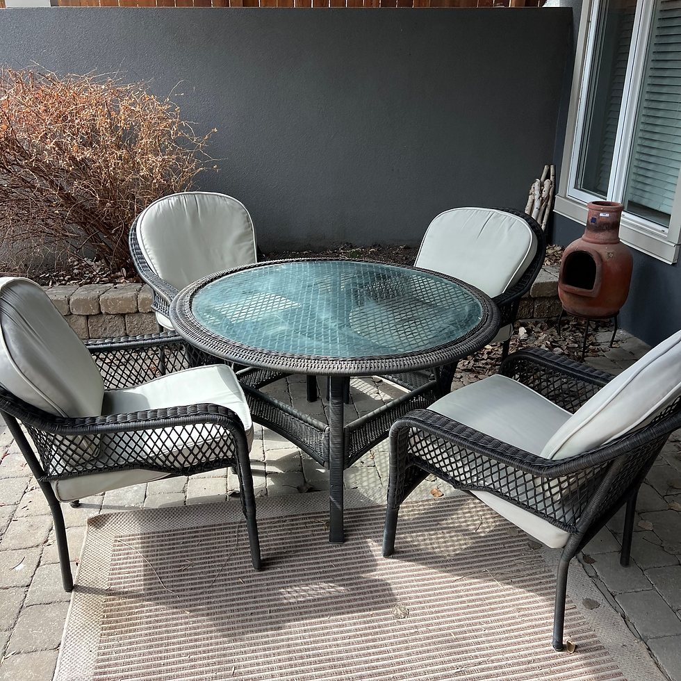woven plastic outdoor chairs