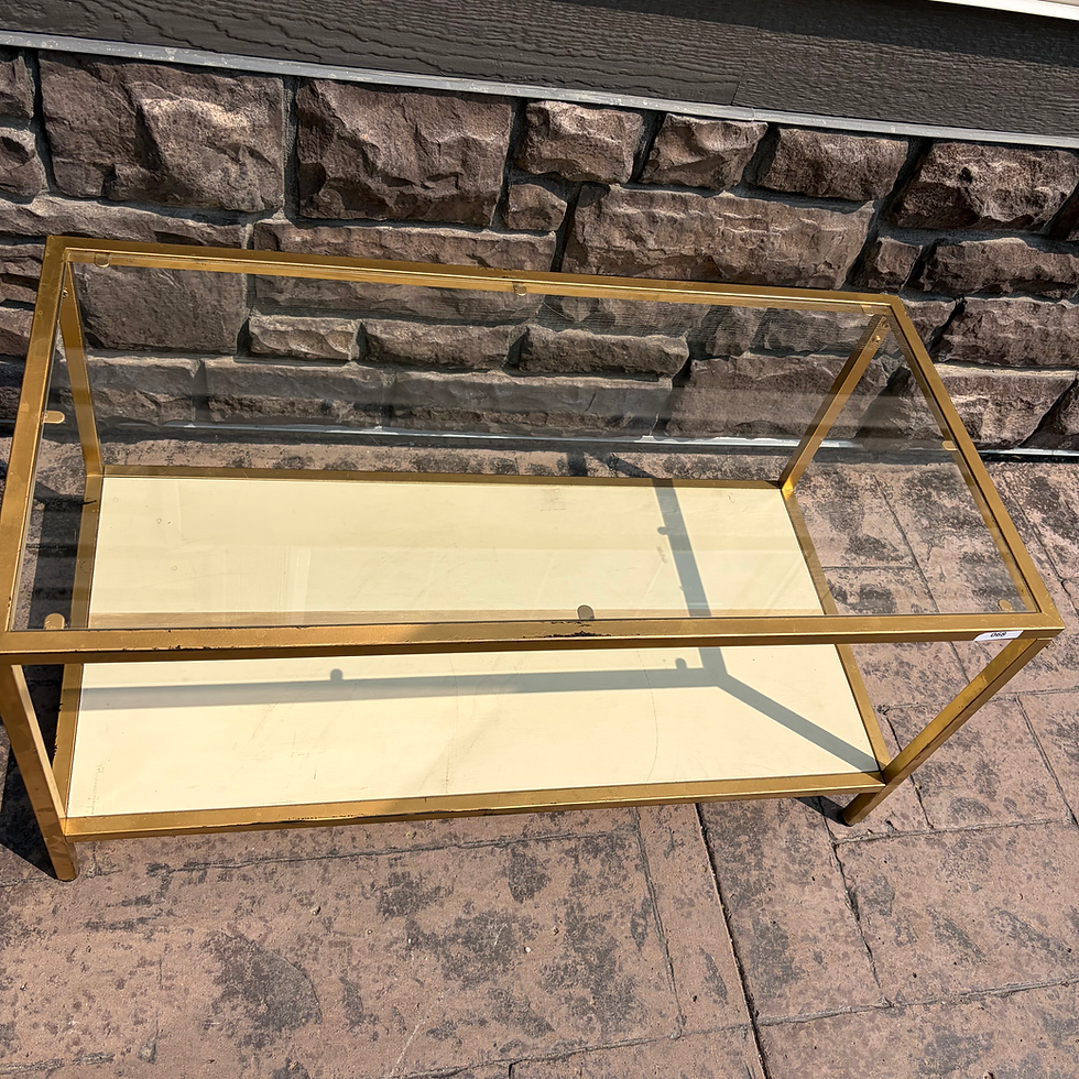 Thumbnail: AD - 068 - Metal & Glass Coffee Table