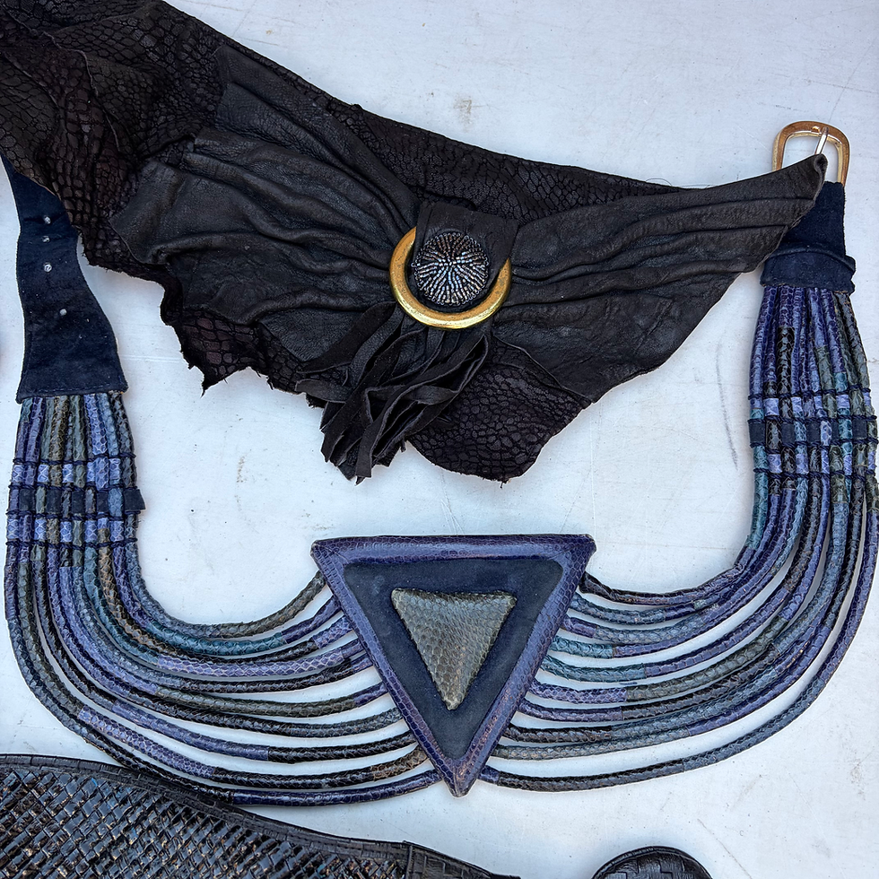 Thumbnail: MD - 090 - Vtg Belts W/Tianguis