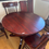 Thumbnail: LB - 007 - Corliving Wood Pedestal Dining Table W/4 Chairs & 2 Leaves