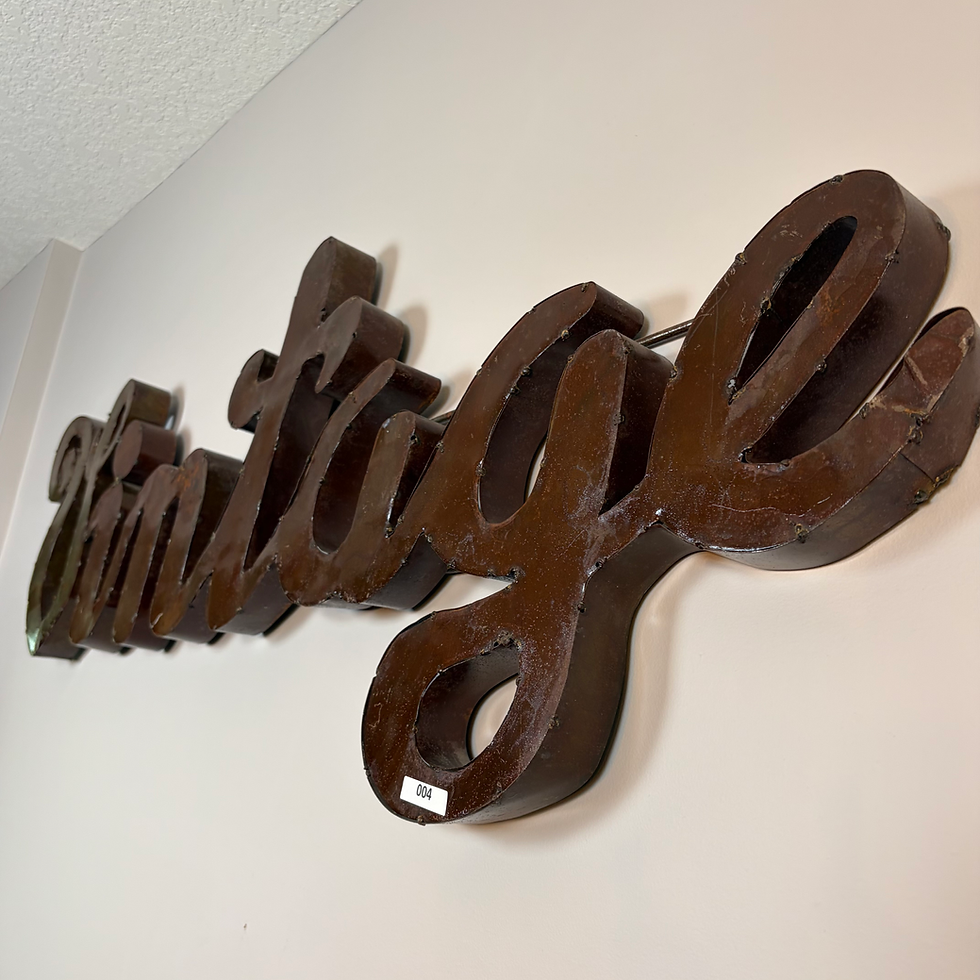 Thumbnail: AD - 004 - 46" Metal Vintage Sign / Wall Hanging