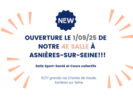 Salle de sport à Asnières-sur-Seine!