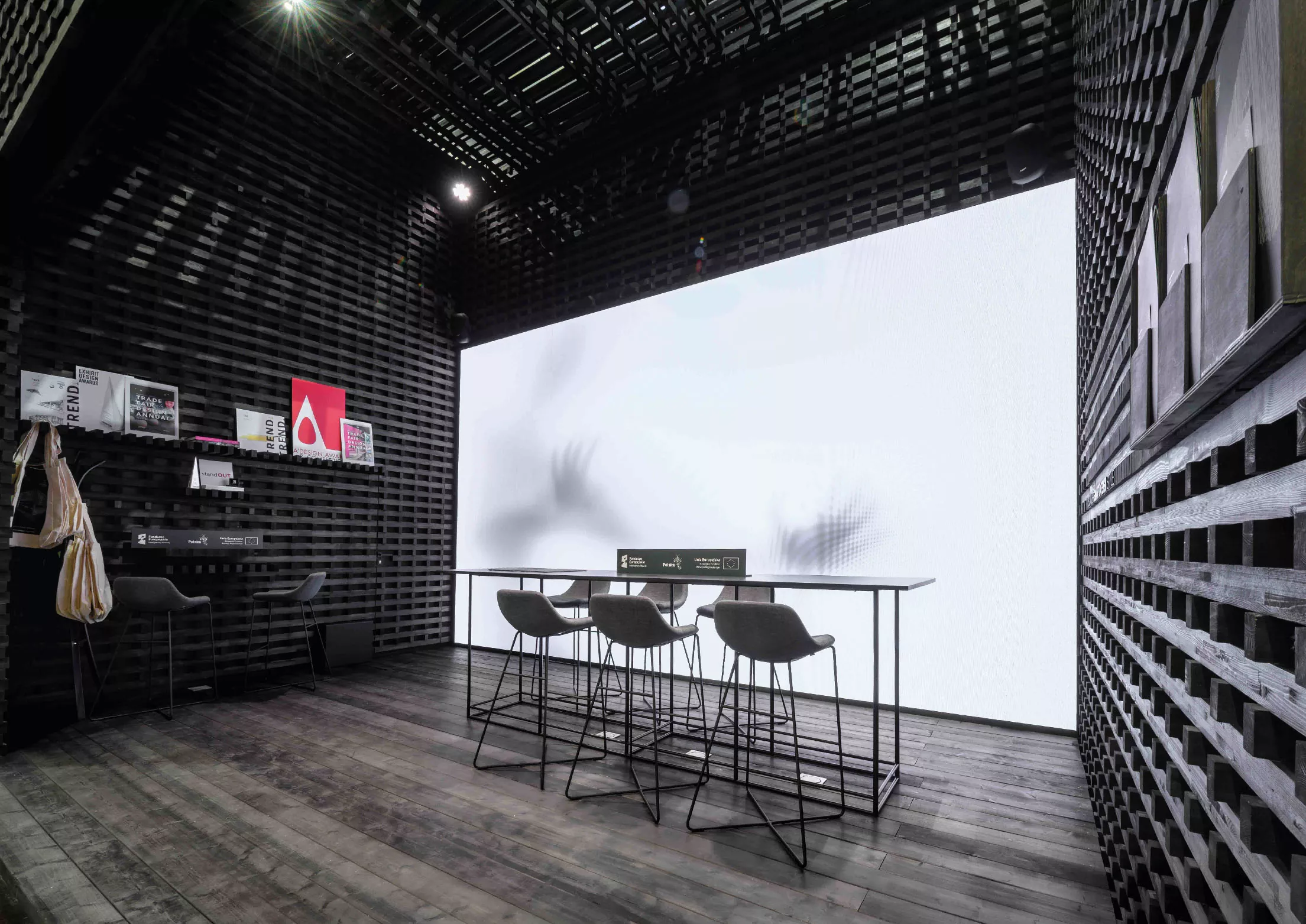 The fair stand designed by Weronika Politowicz for Smart Design Expo was a standout at Euroshop 2020.