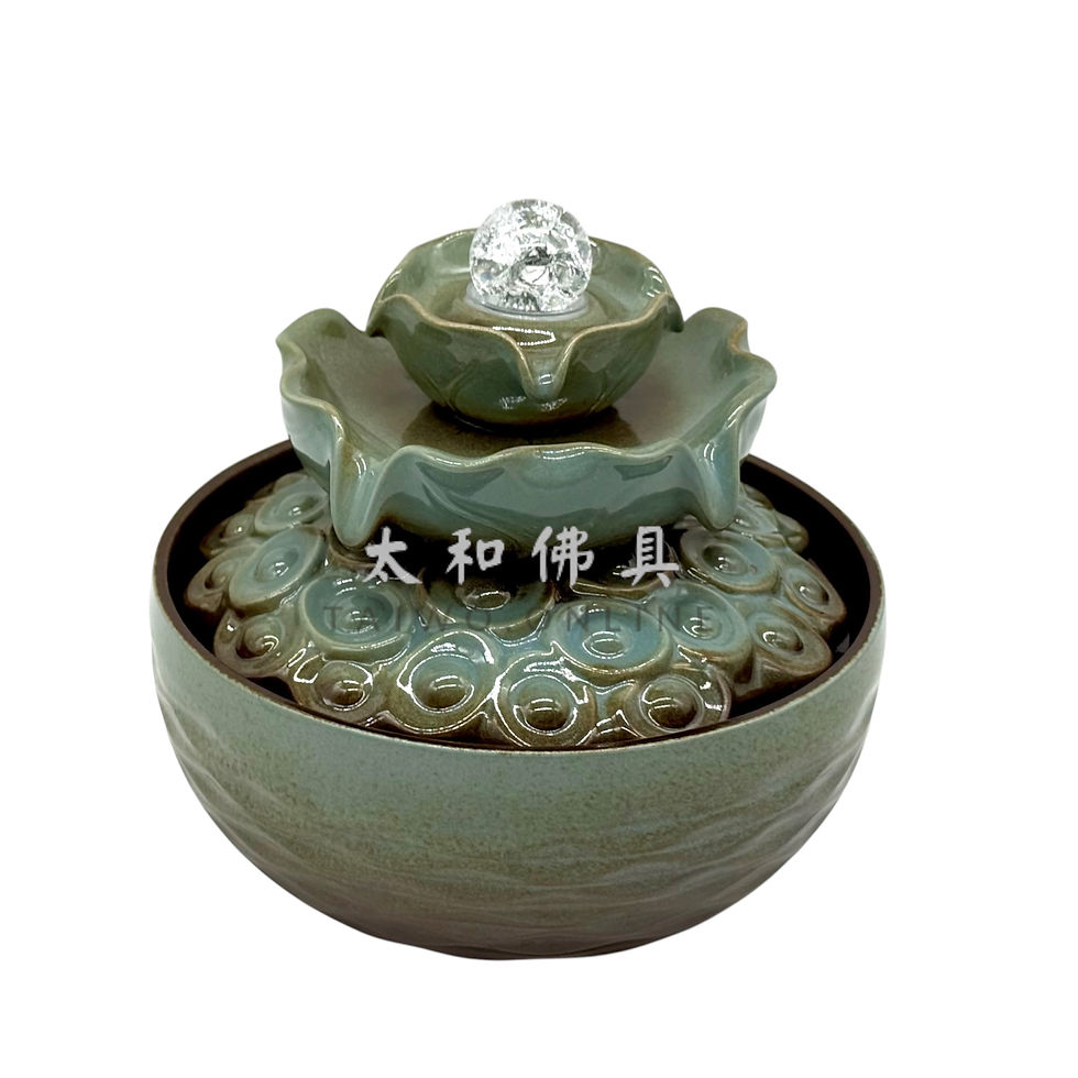 財源滾滾流水擺設