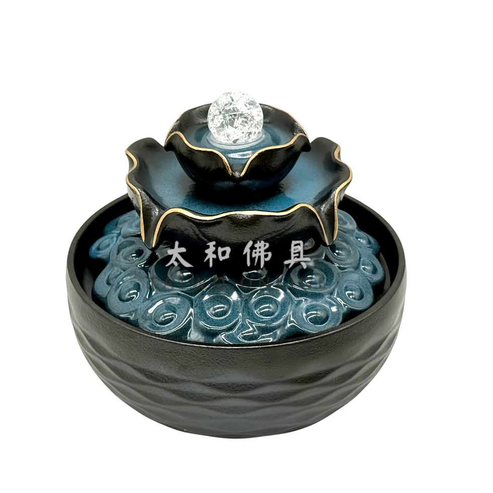 財源滾滾流水擺設