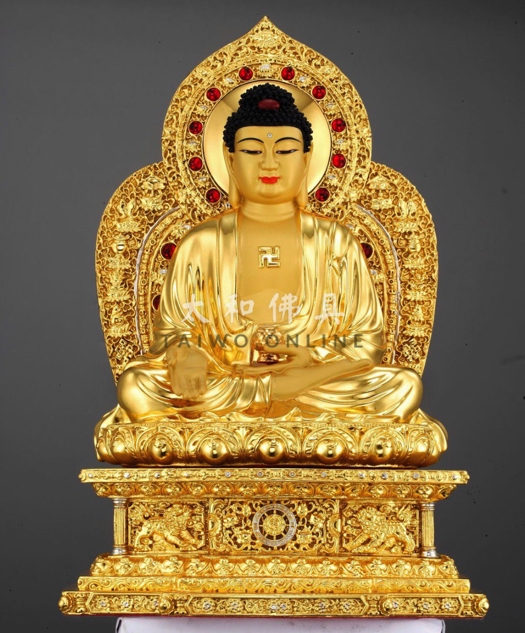台灣金銅三寶佛(金剛座)