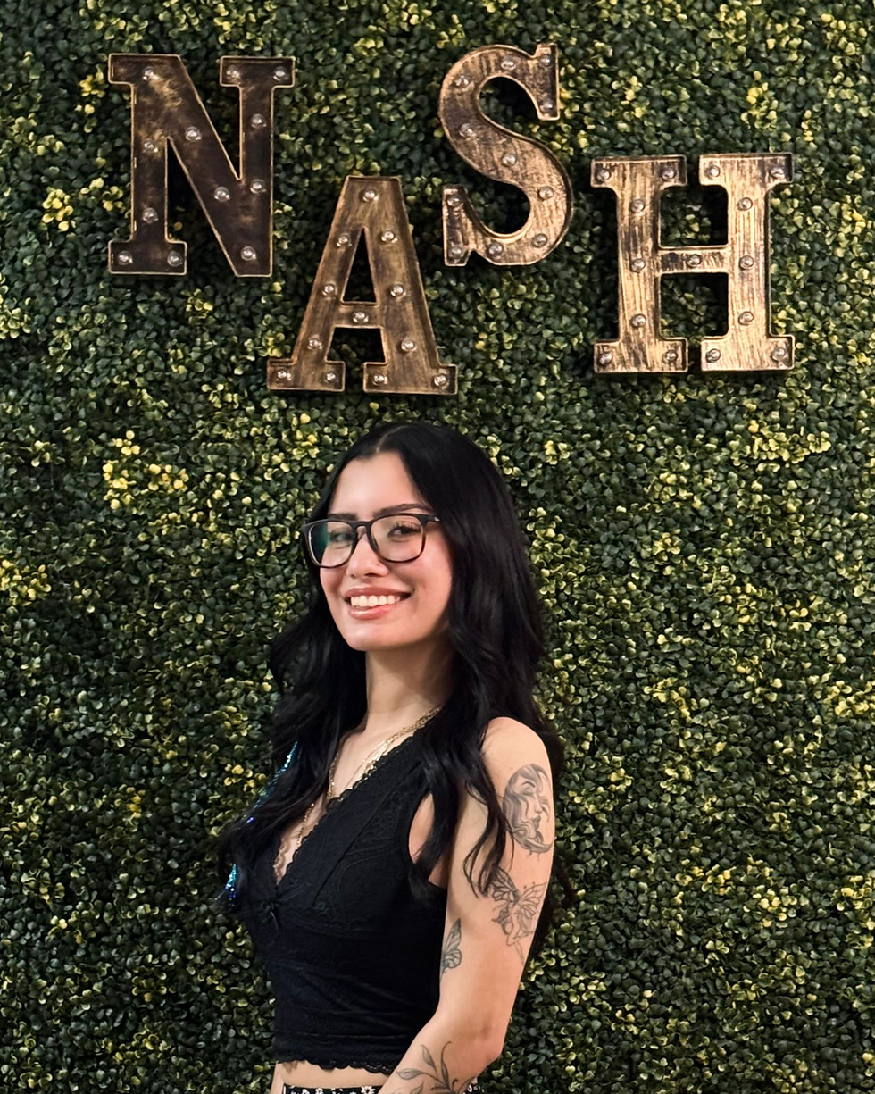 Priscila, balayage, custom color, blowouts & waxing at Nash Beauty Salon in Geneva IL