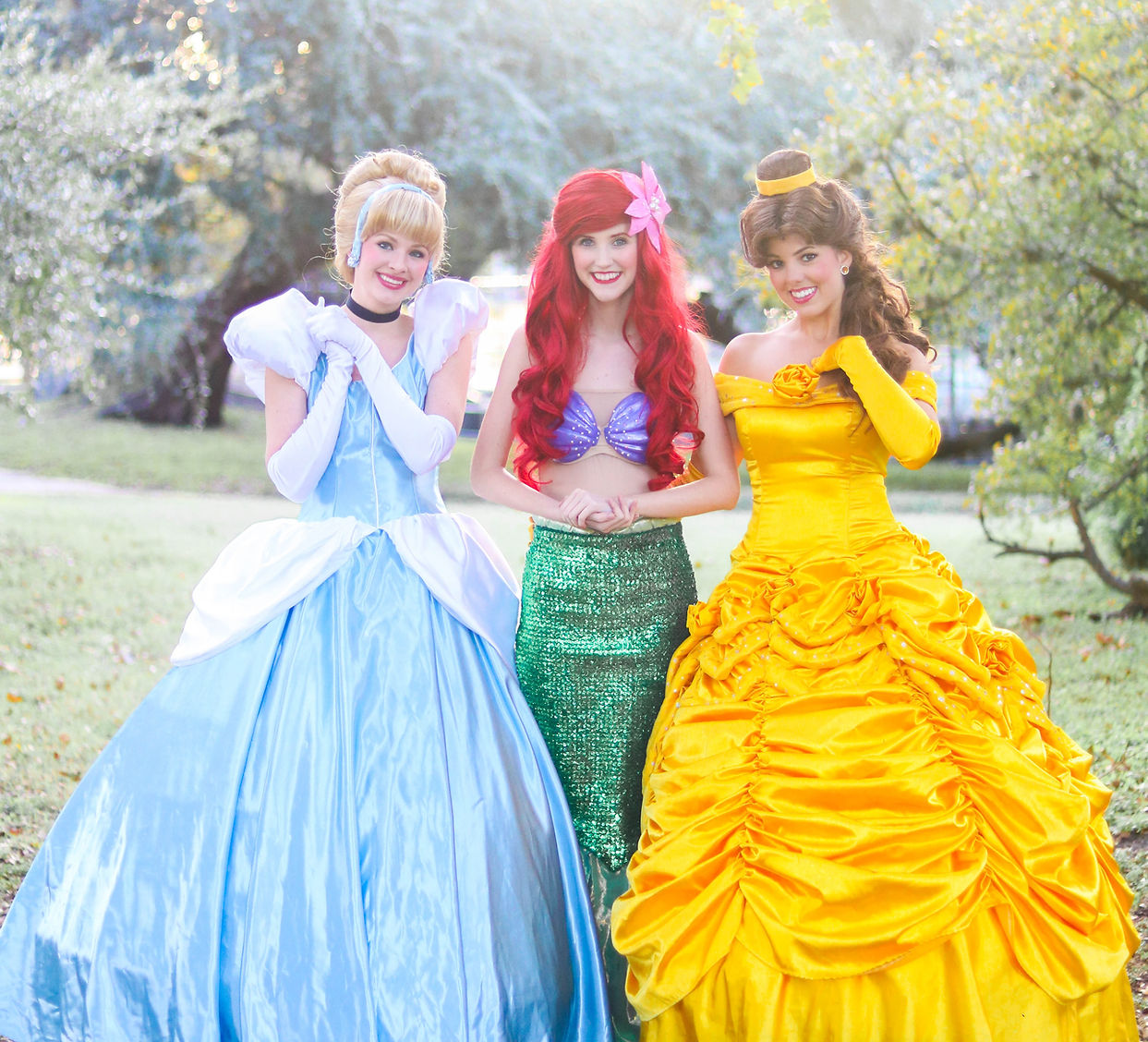 Princess Cinderella Ariel mermaid Belle San Antonio 