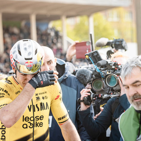 The Finger to the Sky: Wout van Aert, Roubaix, and the Win He Carried for Eight Years