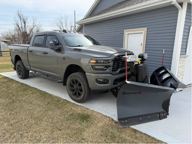 Current American Snow Removal Ram 2500 plow truck