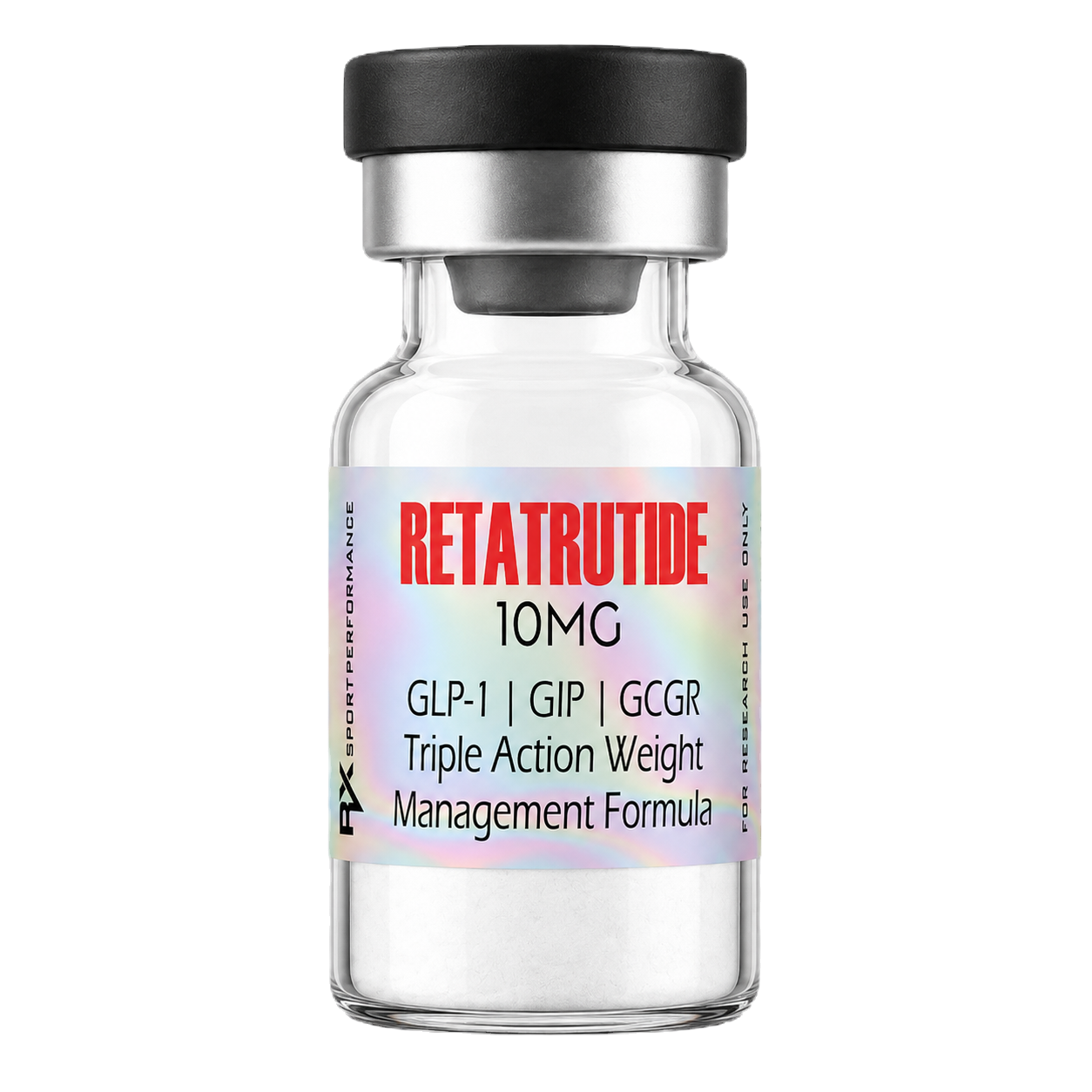 Retatrutide 10mg Vial (Comes with 1-BAC Water, 5-Syringes, Swab Pads)