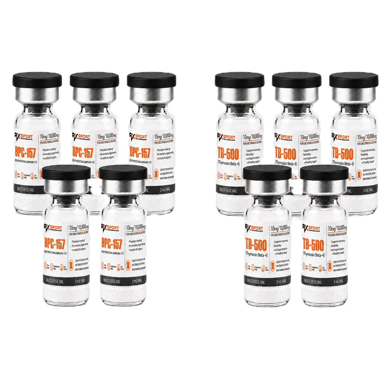 Mix 10-Pack BPC157 / TB500