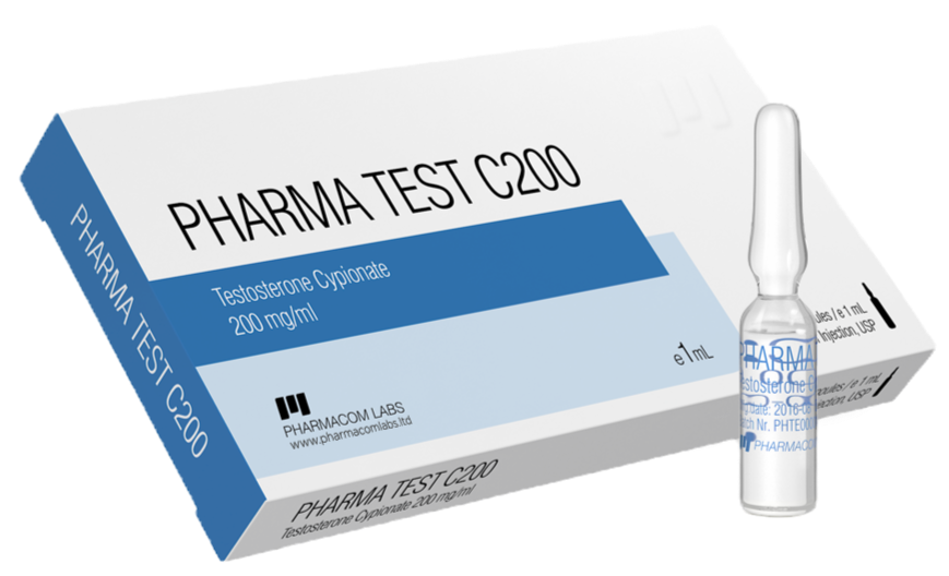 Pharmacom Test-C200 (10/200mg Ampules)