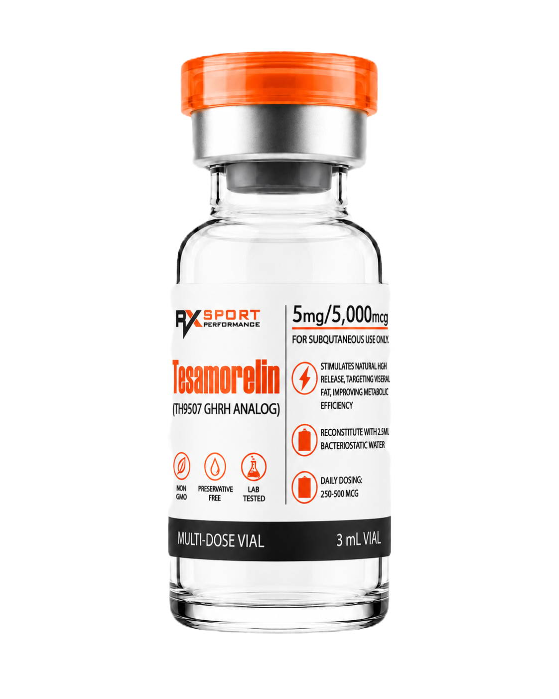 Tesamorelin 5mg (Growth Hormone-Releasing Hormone)