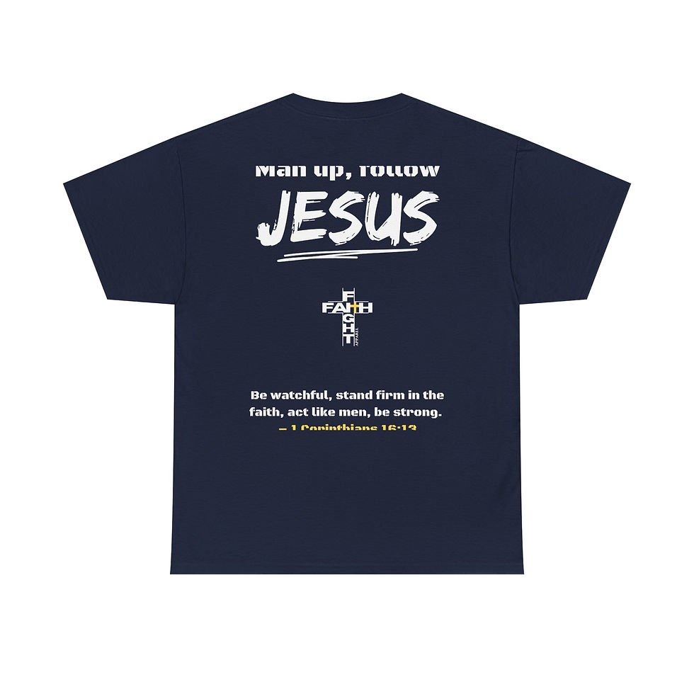 Thumbnail: Man up, Follow Jesus Tee