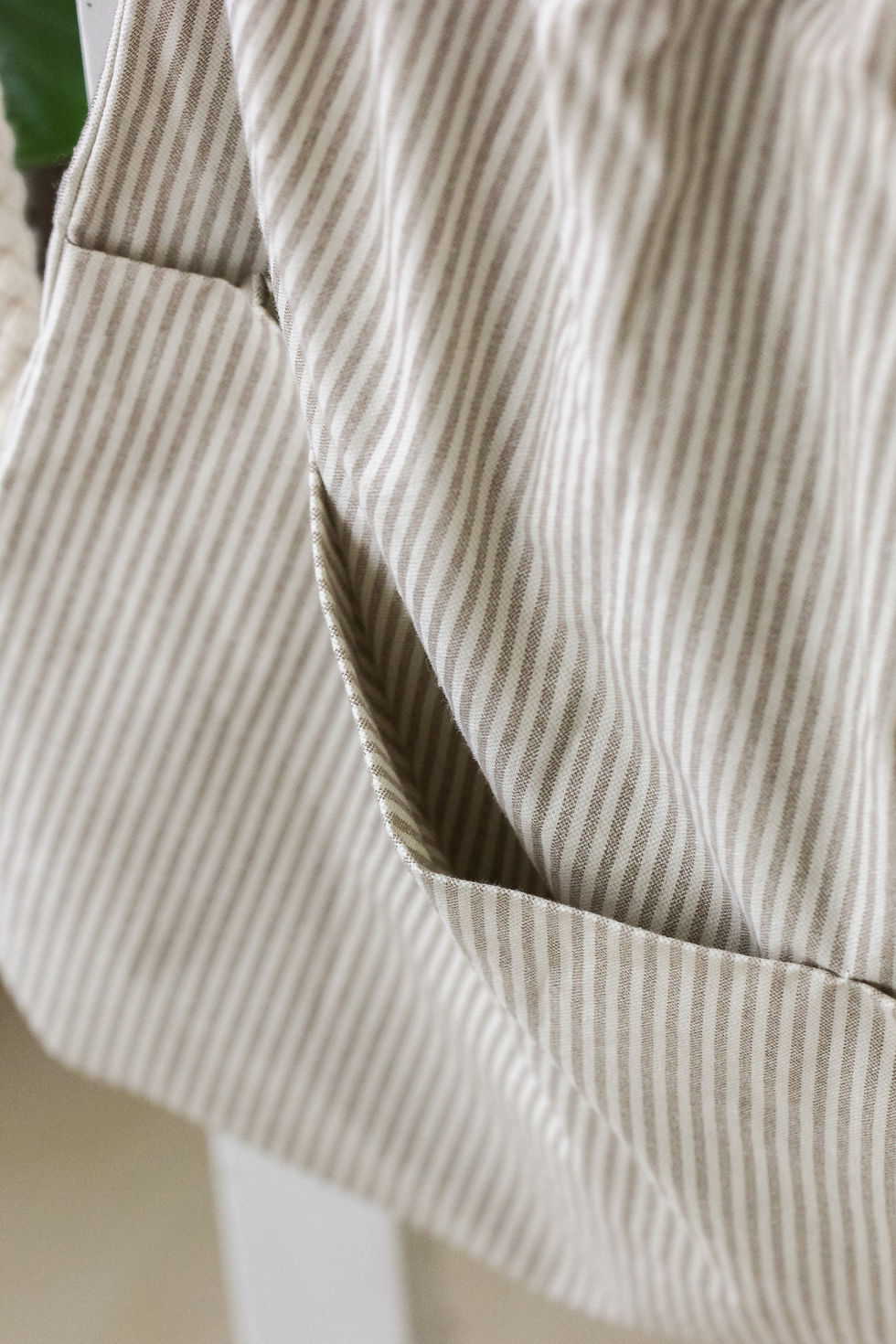 Thumbnail: BABA BAG - BEIGE STRIPES