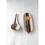 Thumbnail: Oval Stoneware Dish/Spoon Rest with Reactive Glaze