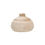 Thumbnail: Small Round Natural Paulownia Wood Vase (Each one will vary)
