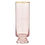 Thumbnail: Gold Rimmed Glass - Blush - Champagne ~ Set of Two
