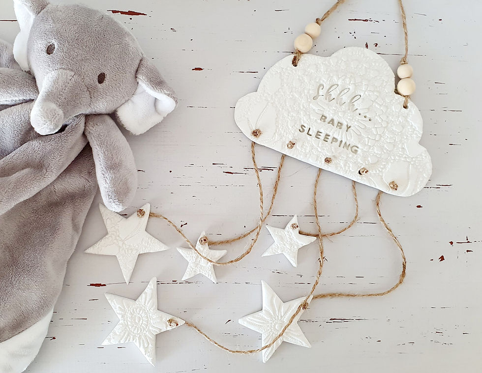 Shhh baby sleeping Hanger