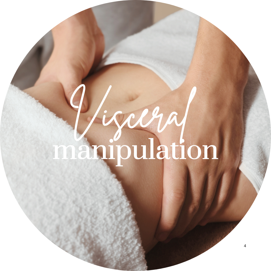Visceral organ manipulation being done on the liver