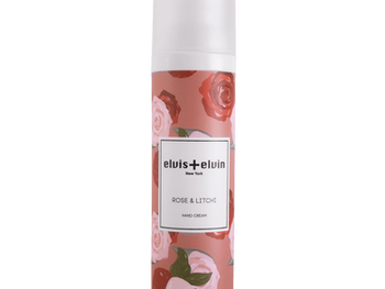 elvis+elvin Introduces Rose & Litchi Fragrance Hand Cream