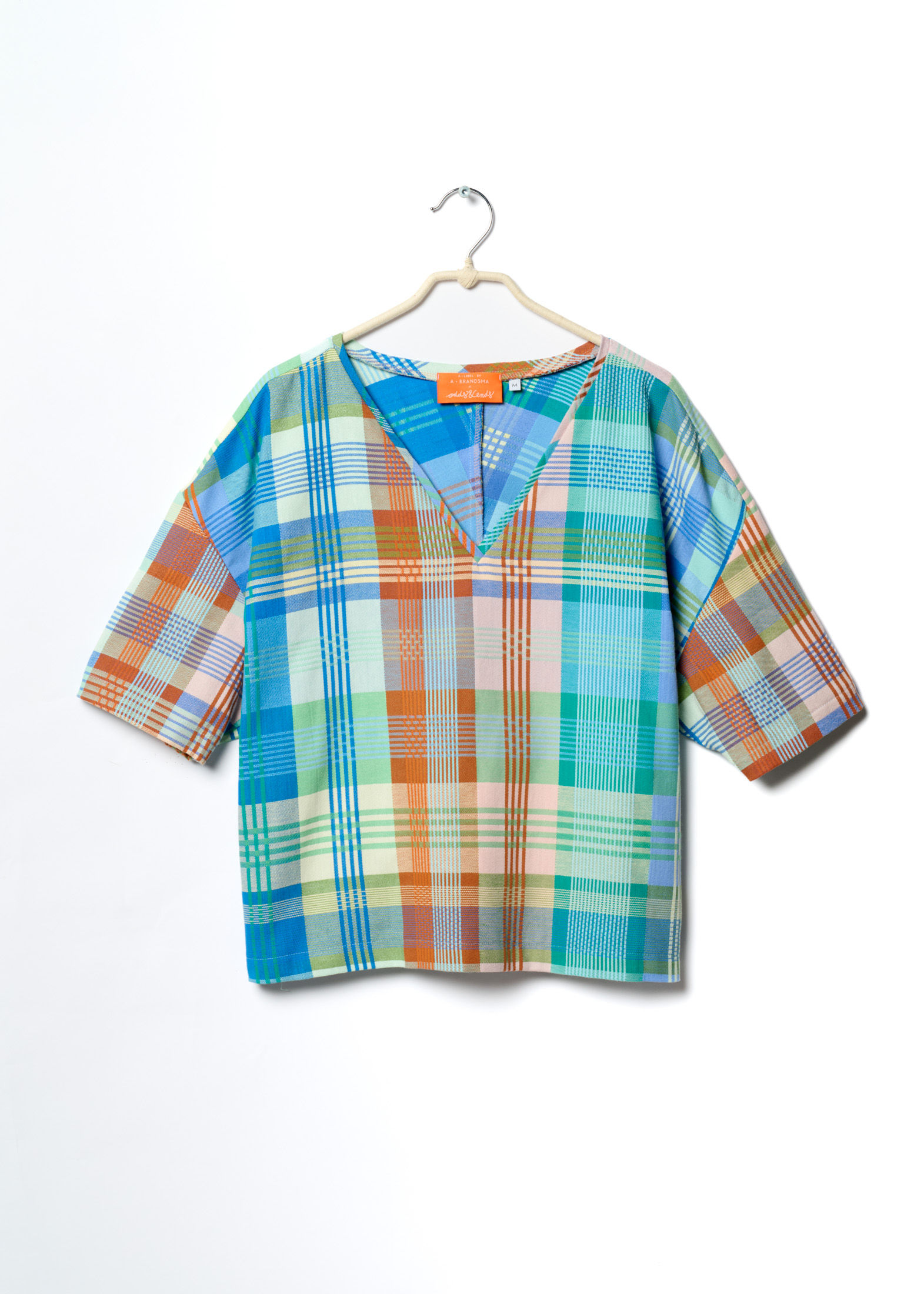 A • SHIRT _a twisted arm - Wild Weave Blue