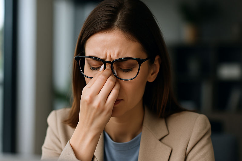 Stanchezza agli occhi, mal di testa, vista incerta? Ecco quando la tua vista ti sta chiedendo aiuto (e cosa fare subito)