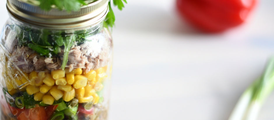 Tonijn met bonen salade