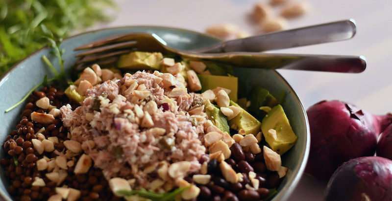 Linzen-tonijnsalade