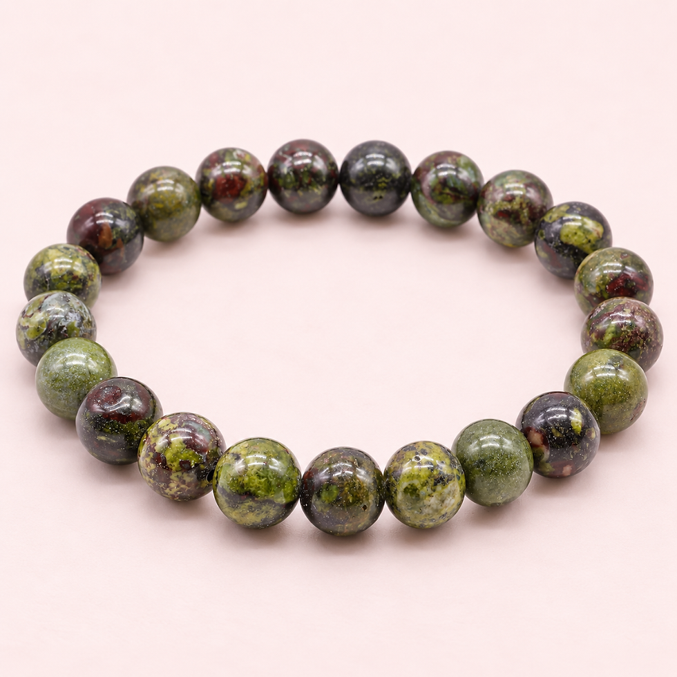BRACELET JASPE SANG DE DRAGON A 8mm