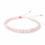Thumbnail: BRACELET QUARTZ ROSE REGLABLE