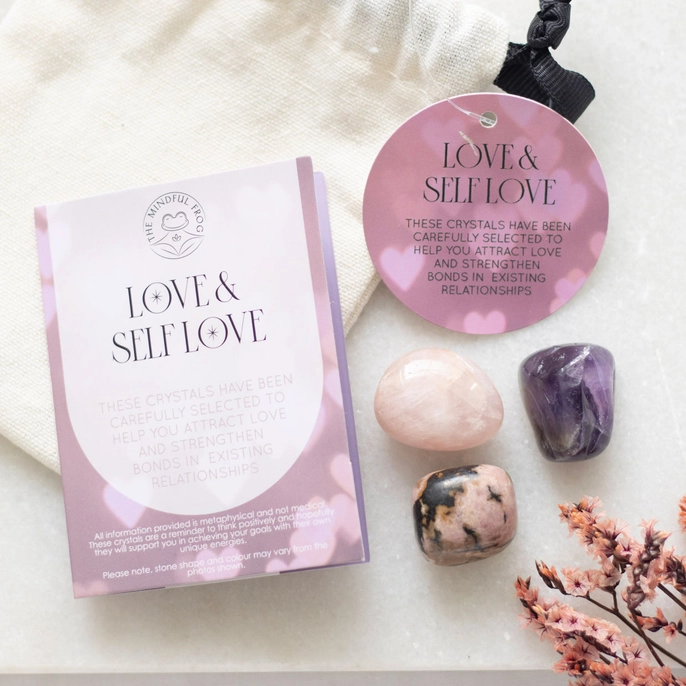 Ensemble Cristaux de Guérison Love & Self Love