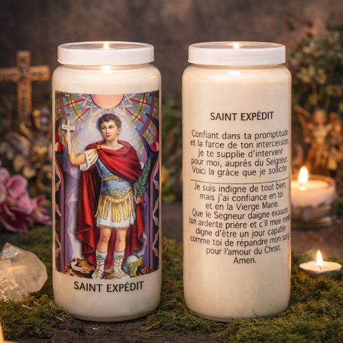 BOUGIE NEUVAINE SAINT EXPEDIT