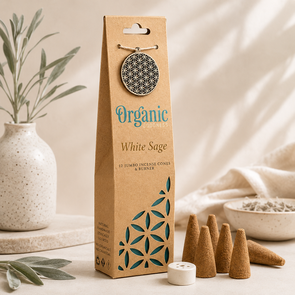 CONES D'ENCENS BIO SAUGE BLANCHE
