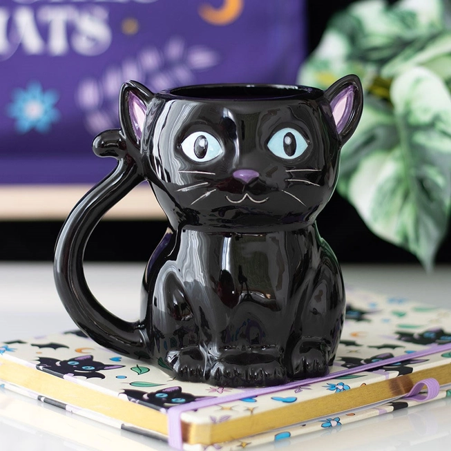 Mug Chat Noir Gothique