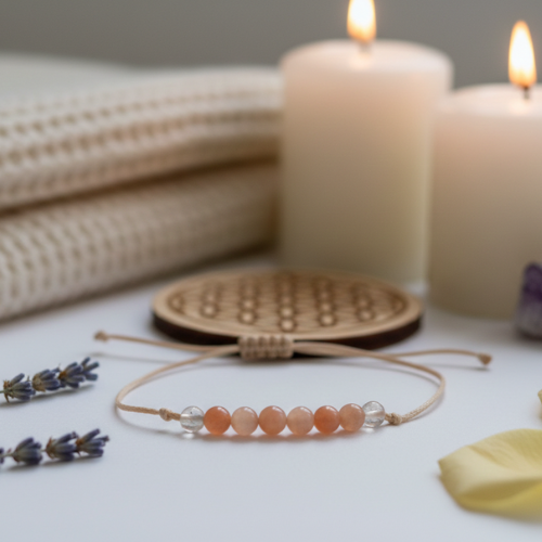 BRACELET PIERRE DE SOLEIL REGLABLE