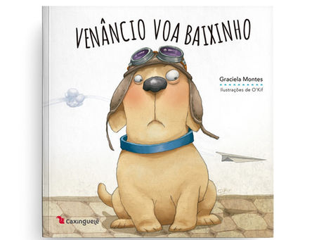 “Venâncio voa baixinho”, da Caxinguelê, transforma as trapalhadas de um cachorro voador em uma história sobre vínculo e cuidado