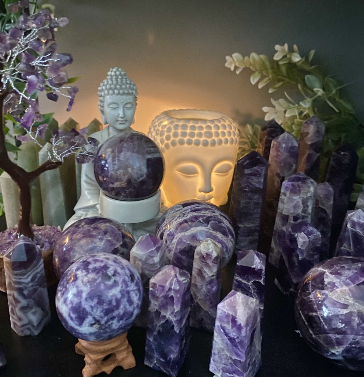 Amethyst Crystal Towers