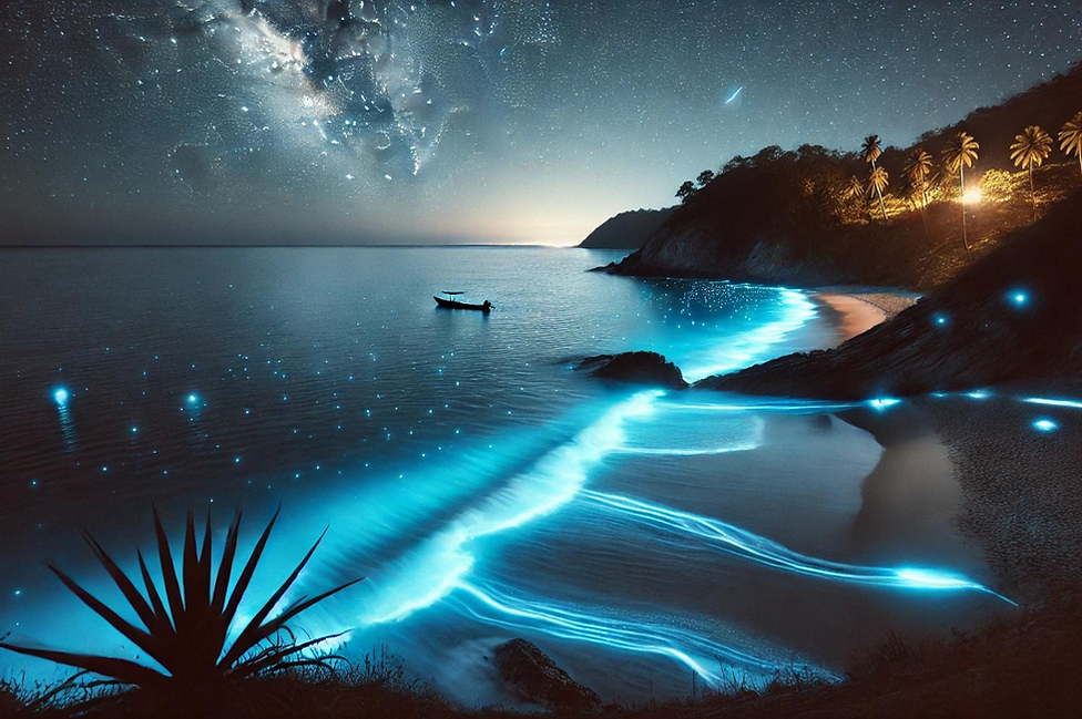 bioluminiscencia oaxaca mazunte