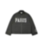 Paris Worker Jacket Dark Grey - Front View